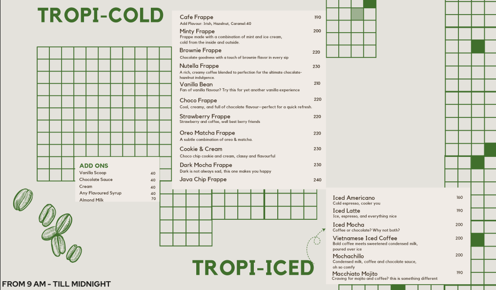 meny tropi cold tropi ice